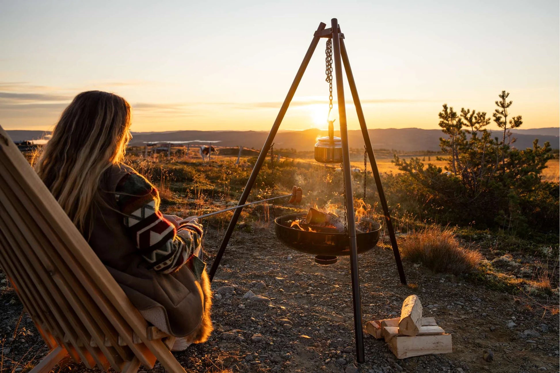 Espegard - bálpanna eldstæði - Lun 60 - NÝTT