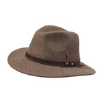 Laksen Country Fedora Felt - ullarhattur