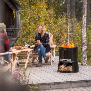 Espegard Pilar Premium - hreinbruna eldstæði