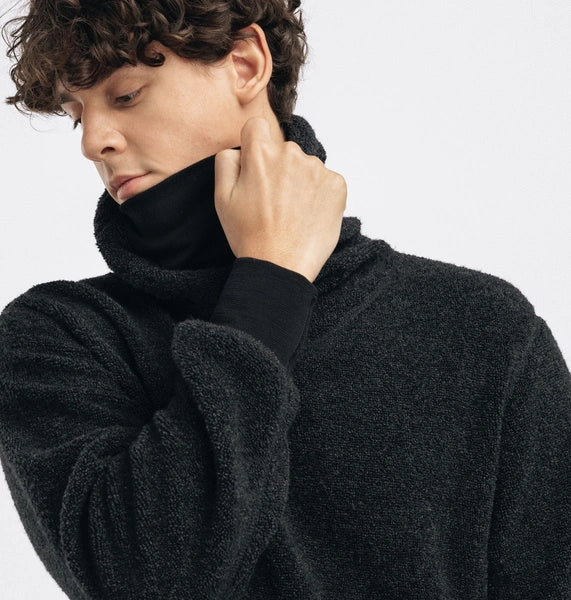 Aclima ReBorn Terry - hettupeysa unisex, ullarflís, tveir litir