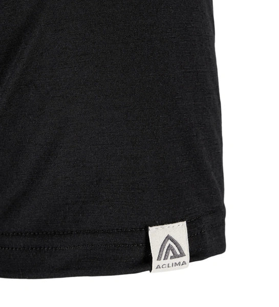 Aclima LightWool140 classic - þunnur stutterma ullarbolur, herrasnið, fleiri litir og áprentun