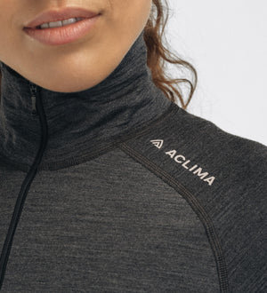 Aclima LightWool180 - þunnur hálfrenndur ullarbolur, dömusnið, tveir litir
