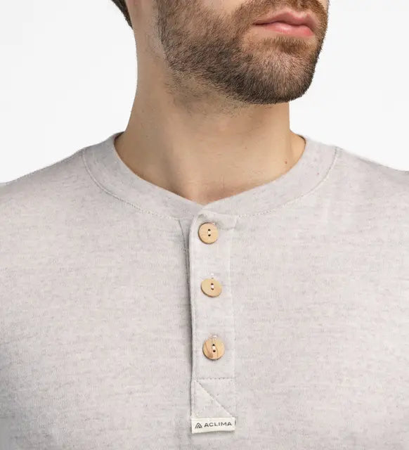 Aclima WarmWool - afabolur, hálfhnepptur ullarbolur herra, tveir litir