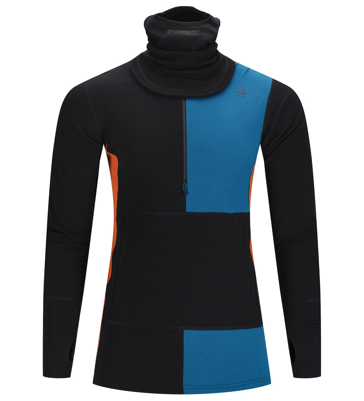 Aclima WarmWool - hálfrenndur ullarbolur herra með lambhúshettu,  þrír litir