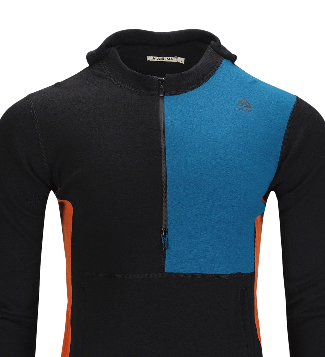 Aclima WarmWool - hálfrenndur ullarbolur herra með lambhúshettu,  þrír litir