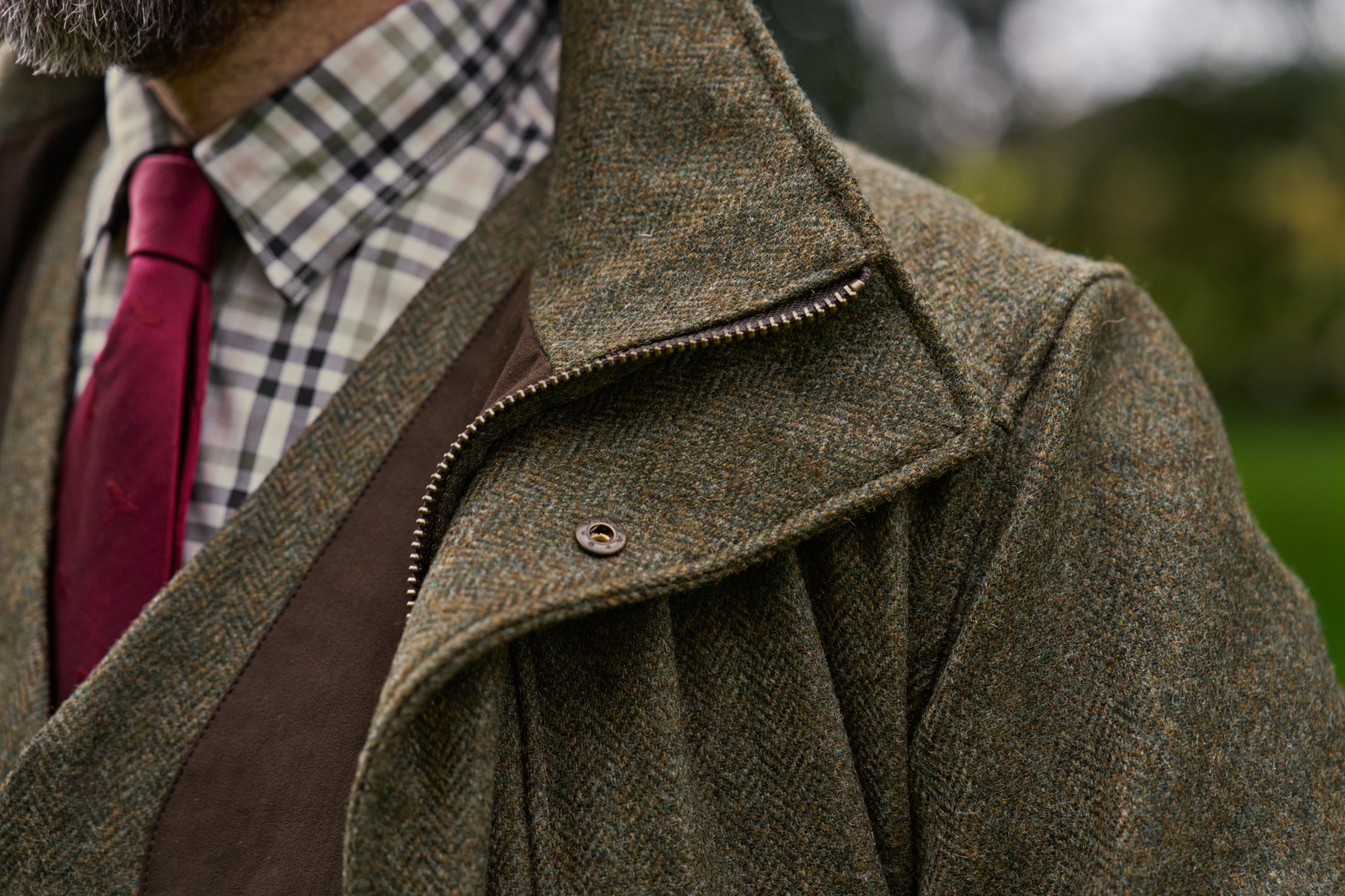 Härkila Kenmore GTX - vatnsheldur ullarjakki tweed, tveir litir