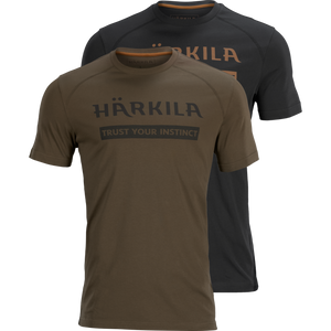 Härkila Logo -  stuttermabolir tveir í pakka, fleiri litir - S, 4XL, 5XL