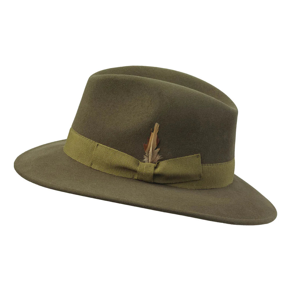 Laksen Heritage Fedora - ullarhattur, tveir litir