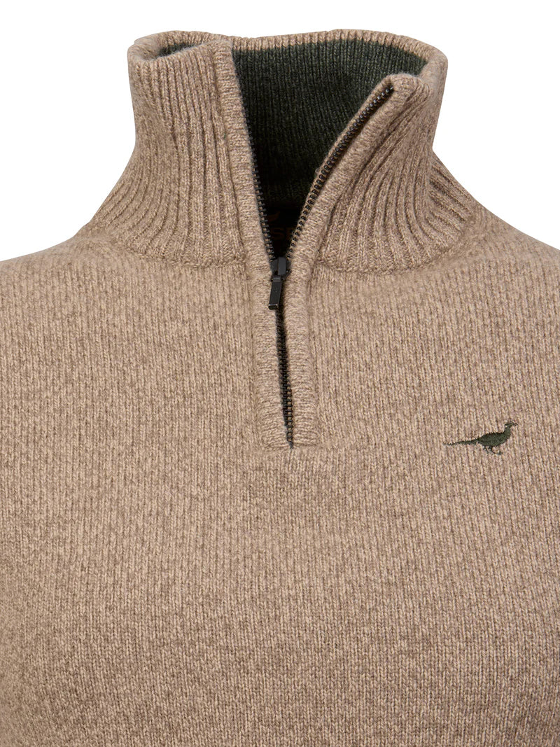 Laksen Tyne - hálfrennd dömu ullarpeysa