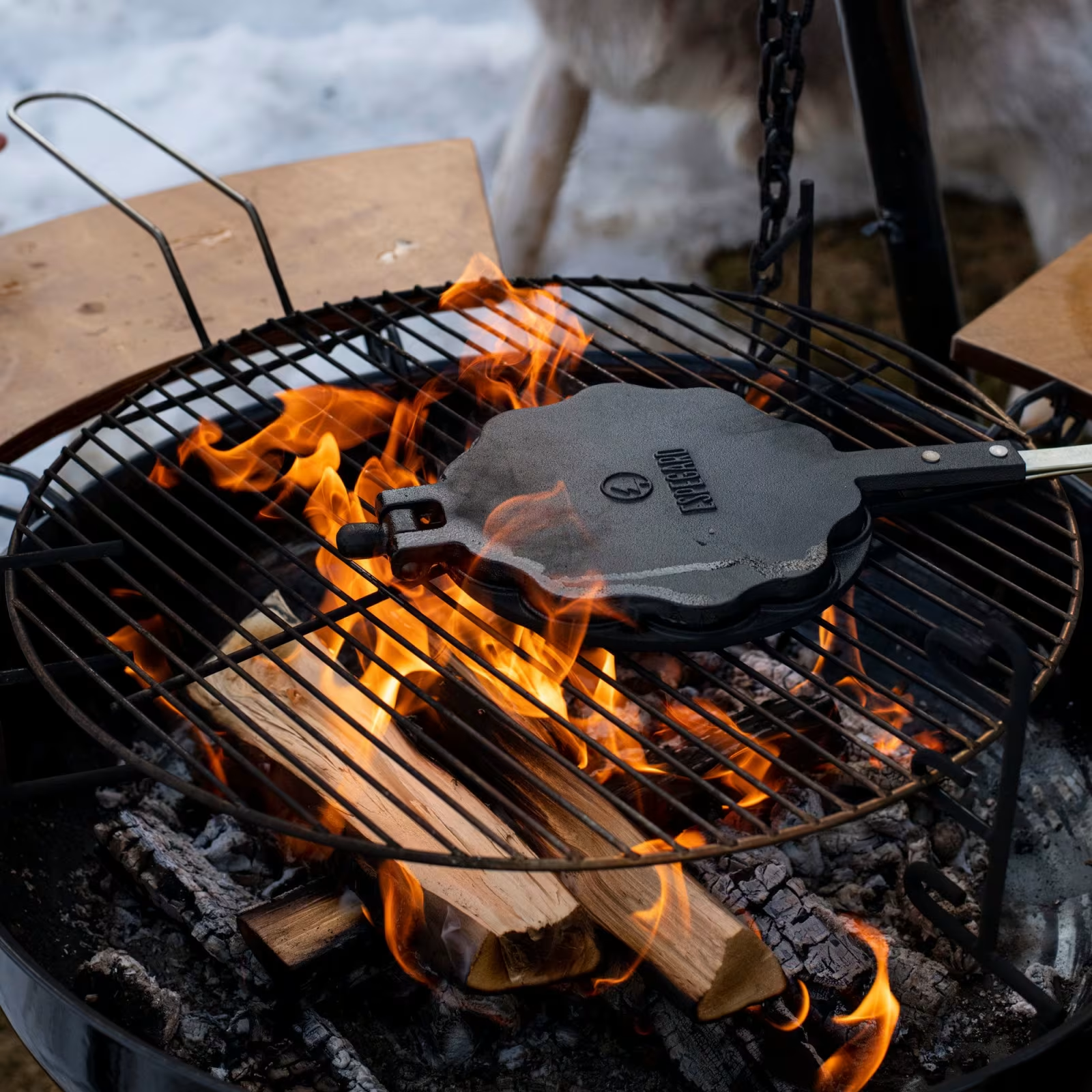 Espegard vöfflujárn fyrir bálpönnur og grill