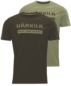 Härkila Logo -  stuttermabolir tveir í pakka, fleiri litir - S, 4XL, 5XL